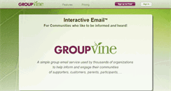 Desktop Screenshot of groupvine.com